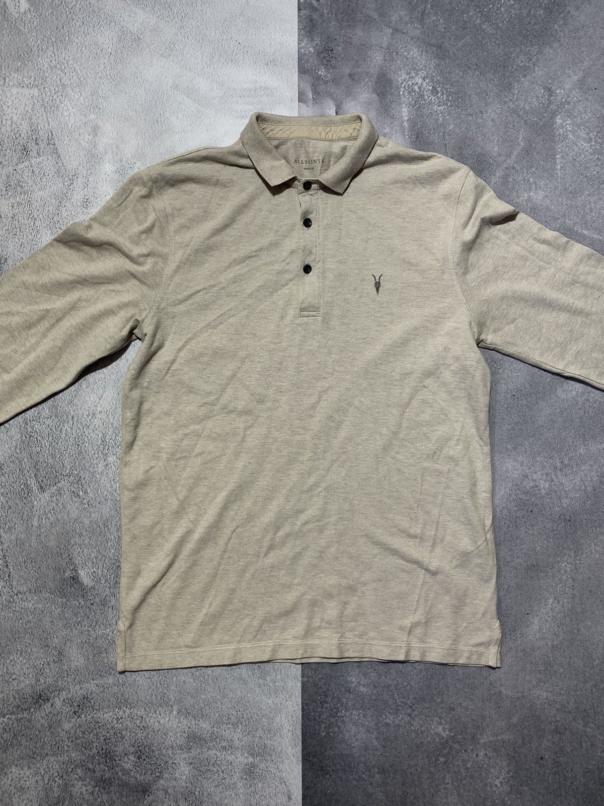 Allsaints × Vintage Vintage Y2K Allsaints 1/4 polo long sleeve streetwear size M Size US M / EU 48-50 / 2 - 4 Thumbnail
