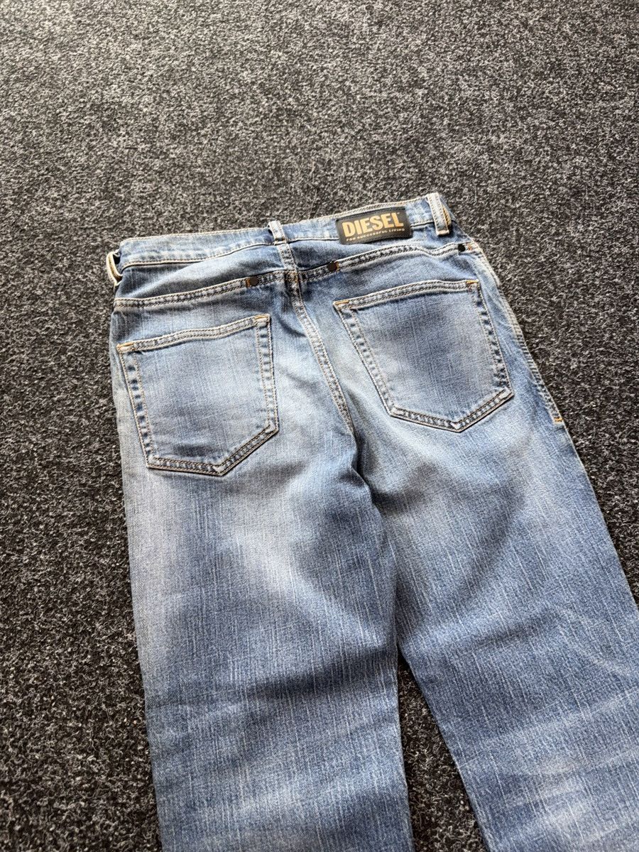 Diesel Diesel D-Fetar Distressed Denim Jeans Light Wash Size US 28 / EU 44 - 15 Thumbnail