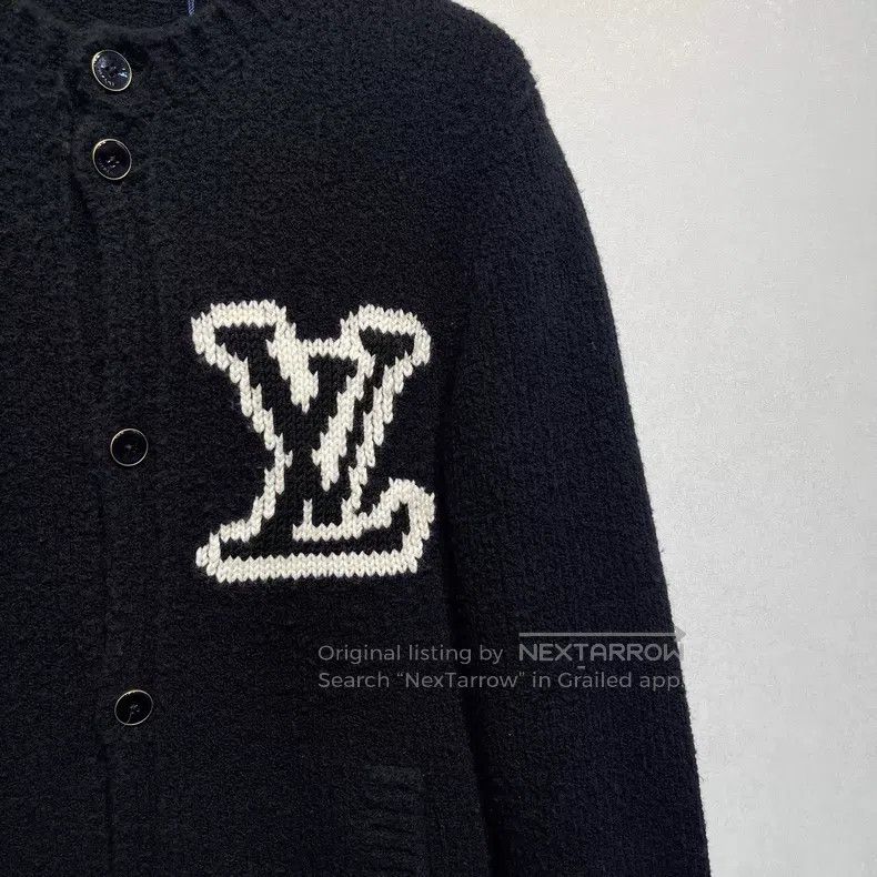 Louis Vuitton Louis Vuitton SS26 chest logo jacquard knit sweater jacket Size US S / EU 44-46 / 1 - 5 Thumbnail