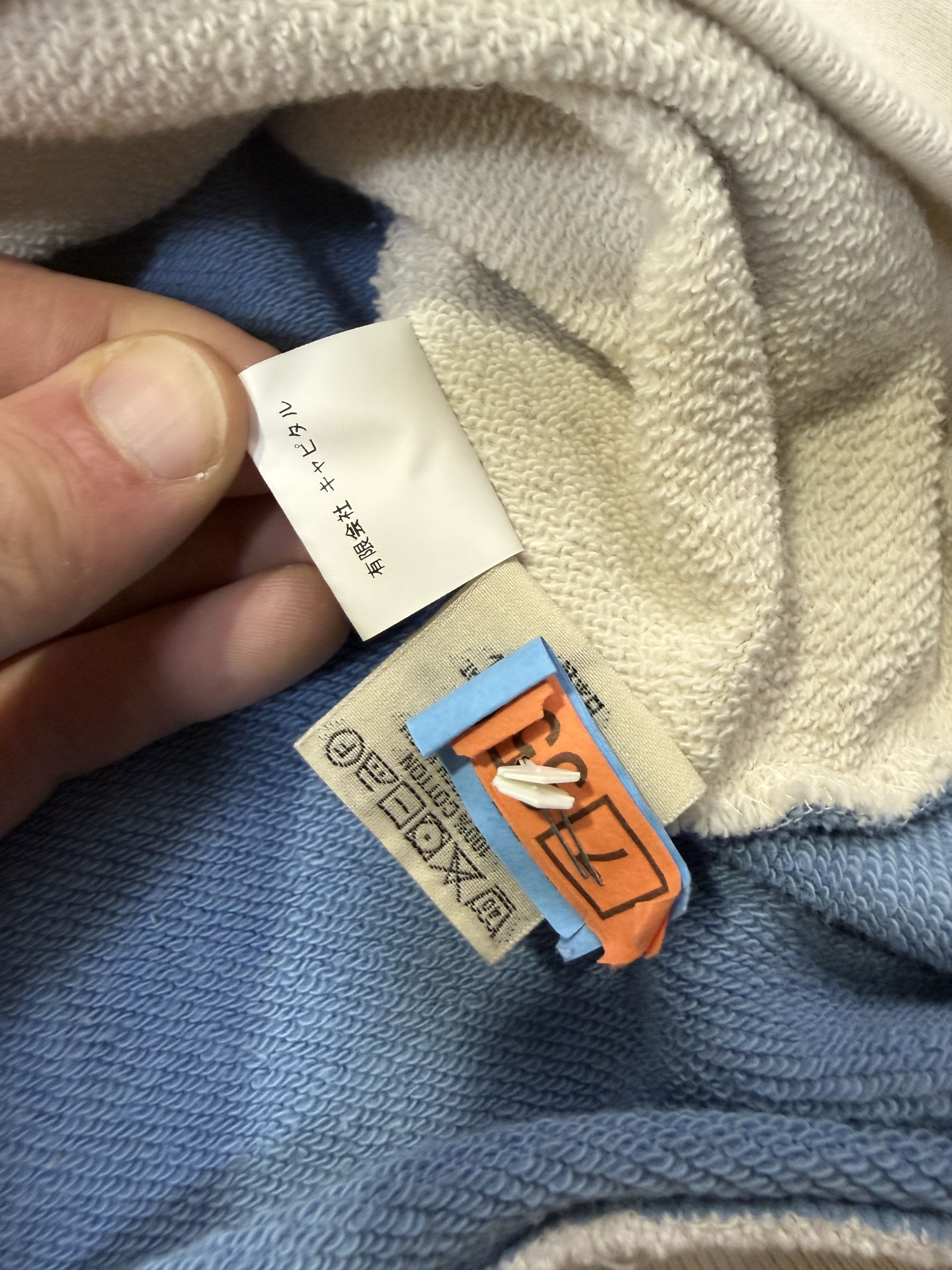 Kapital Kapital Bone Skeleton 2 Tone Blue Crewneck Sweatshirt Size US L / EU 52-54 / 3 - 6 Thumbnail