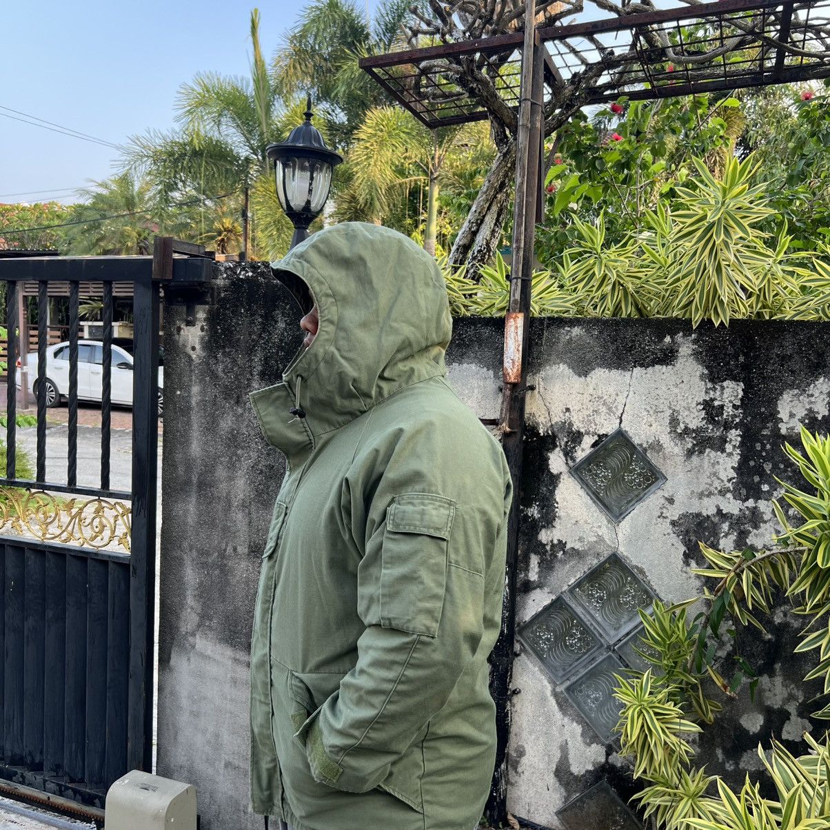 Alpha Industries “VINTAGE” ALPHA INDUSTRIES HOODED PARKA JACKET Size US L / EU 52-54 / 3 - 20 Thumbnail