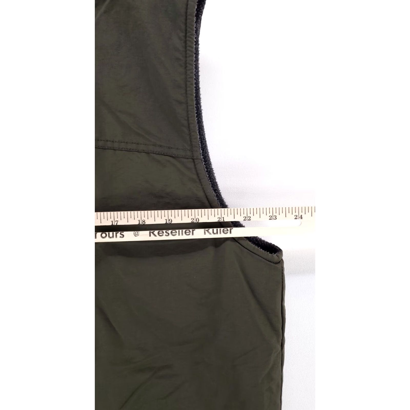 Abercrombie & Fitch Abercrombie & Fitch A&F Full Zip Vest Fleece Lined Green Mens L Vest Windbreaker Lined Polyester Men Green Size US L / EU 52-54 / 3 - 7 Thumbnail