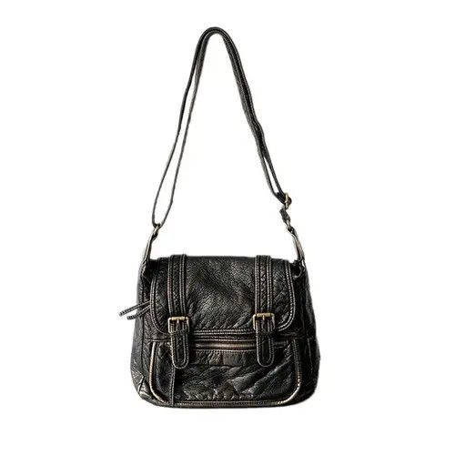 Japanese Brand × Vintage Designer faux leather motorcycle vintage shoulder bag y2k Size ONE SIZE - 1 Thumbnail