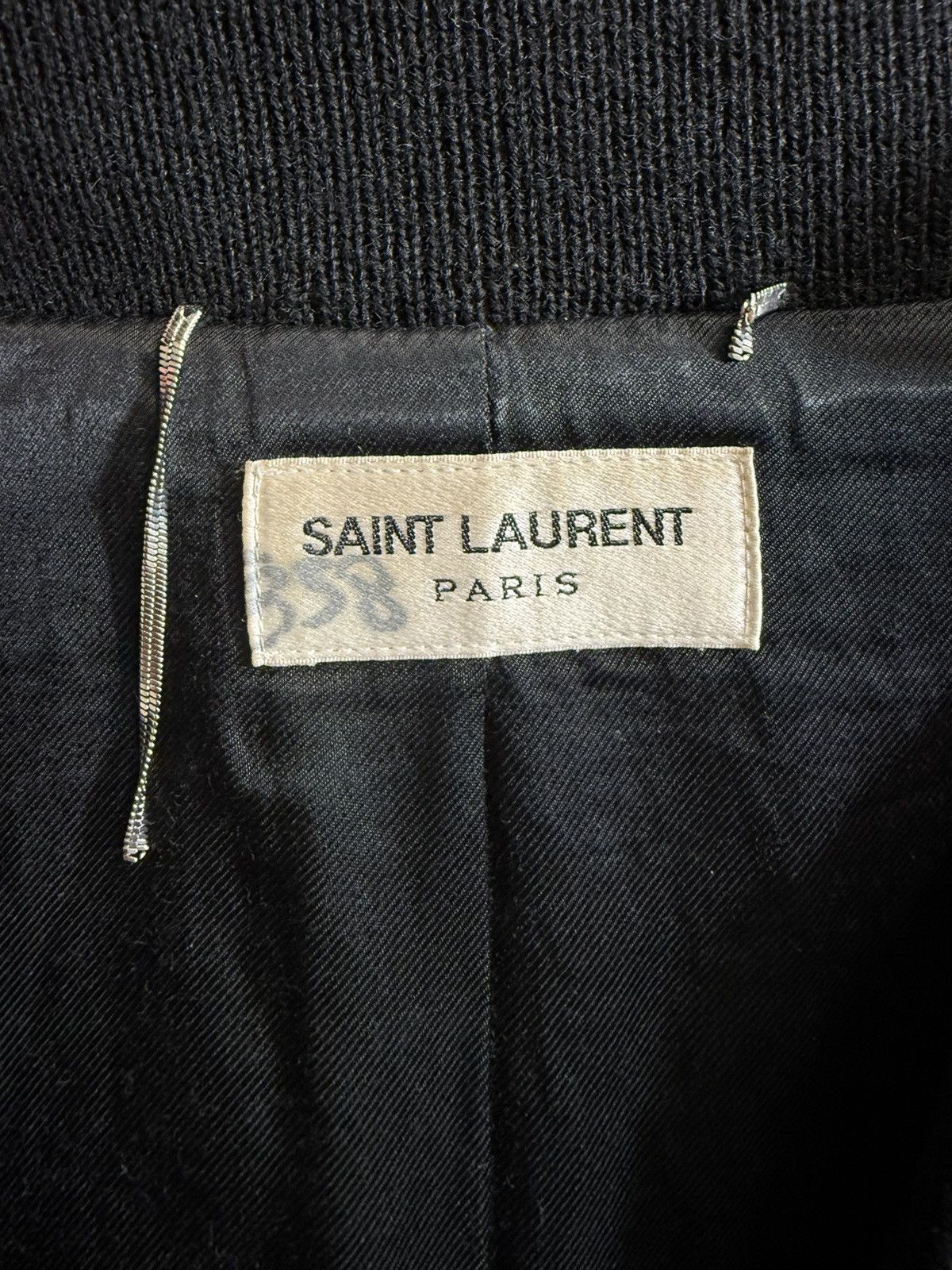 Hedi Slimane × Saint Laurent Paris Saint Laurent Teddy Jacket (Size 52) Size US L / EU 52-54 / 3 - 9 Thumbnail