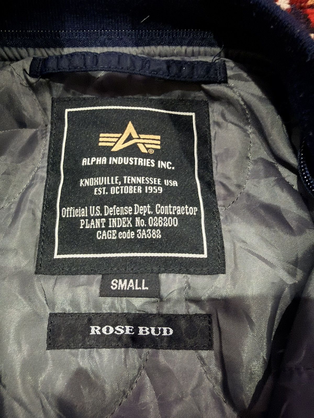 Alpha Industries Alpha Industries X Rose Bud Japan MA-1 Bomber Jacket Size S / US 4 / IT 40 - 3 Thumbnail