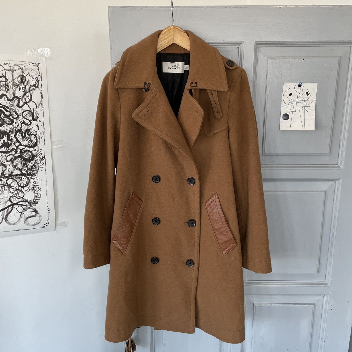 Coach Women’s Coach Wool Double-breasted Coat Trench size S Size S / US 4 / IT 40 - 8 Thumbnail