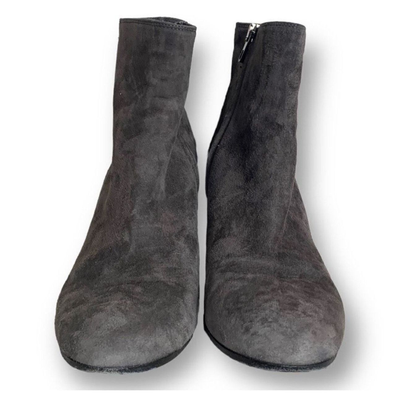 Vince Vince Blakely Bootie Steel Gray Suede Leather Round Toe 8 Size US 8 / IT 38 - 6 Thumbnail