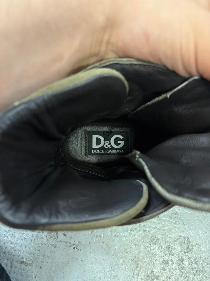 Dolce & Gabbana FW2010 Dolce & Gabbana Olive Moutain Beige High Shoes Size US 7.5 / EU 40-41 - 11 Thumbnail
