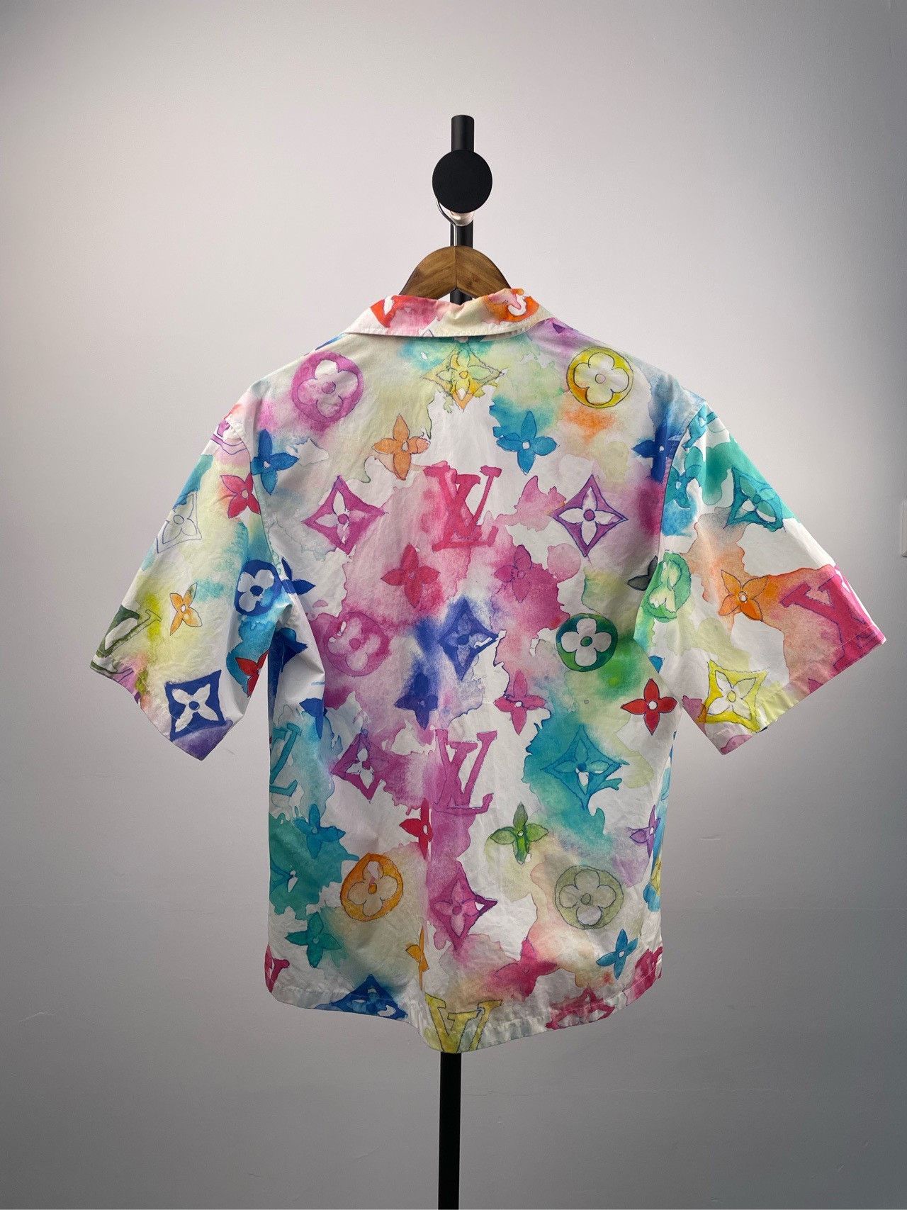 Louis Vuitton Louis Vuitton Color ink full logo short sleeve shirt Nextar Size US XS / EU 42 / 0 - 4 Thumbnail