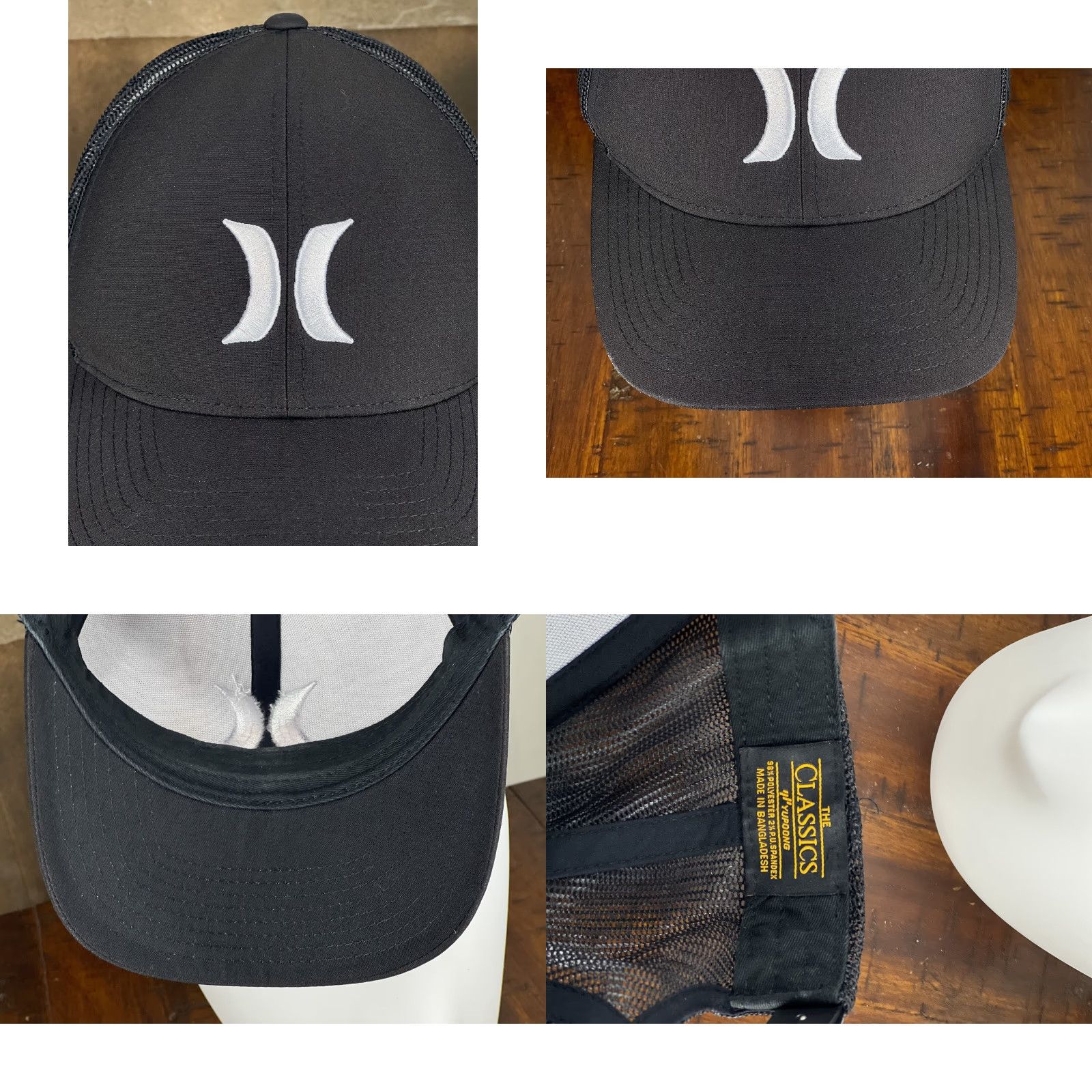Hurley Hurley Hat Cap Snap Back Adult Black Polyester Blend Twill Logo Trucker Hat Men One Size Sports Casual Mens Size ONE SIZE - 8 Thumbnail