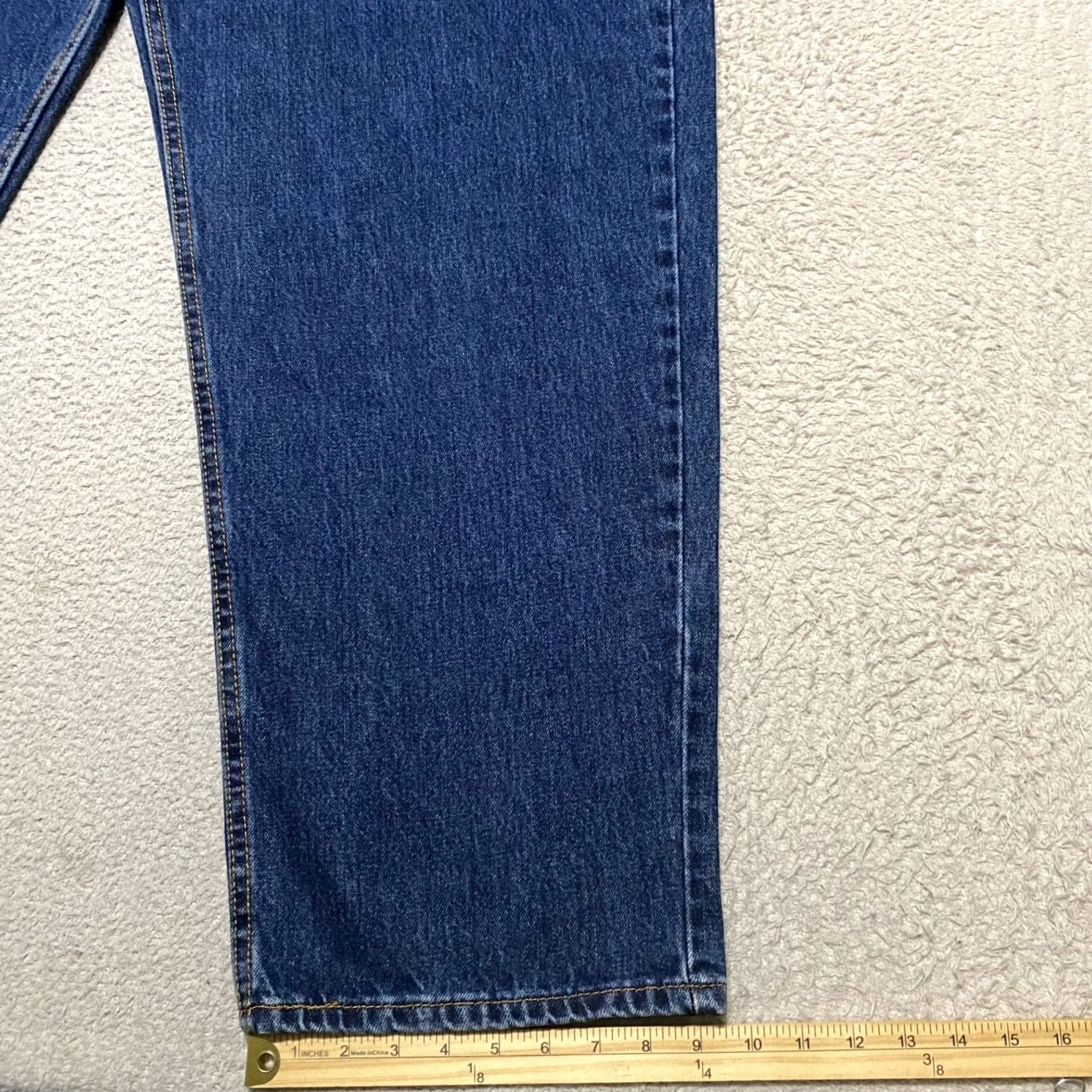 Levi's Levi's 550 Jeans Mens 48x30 Blue Denim Relaxed Fit Straight Leg Medium Wash Size US 32 / EU 48 - 5 Thumbnail