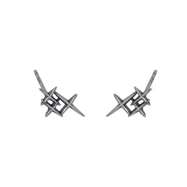 Sterling Silver 💯925 silver vintage earrings Size ONE SIZE - 4 Thumbnail