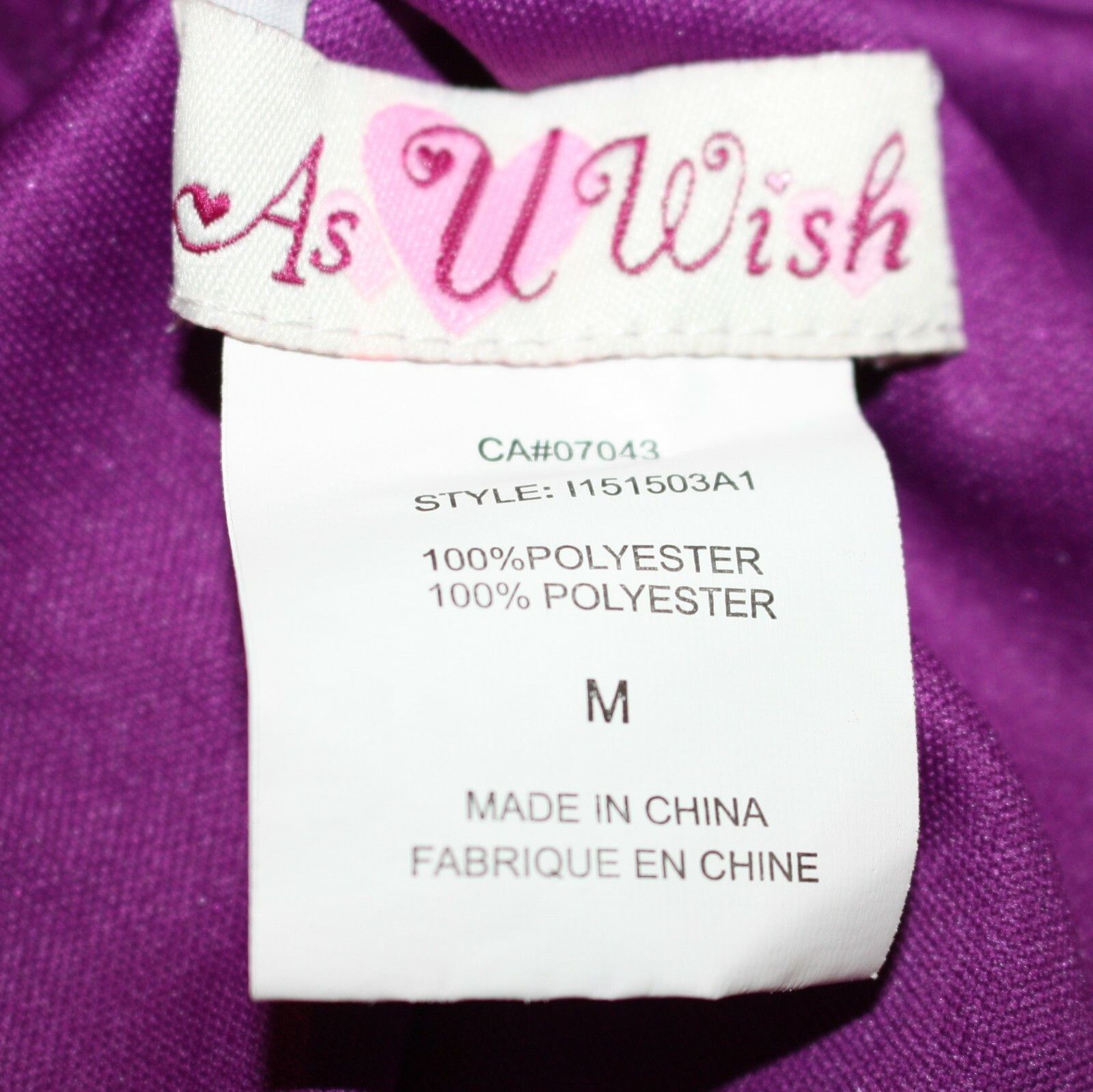 Other As U Wish Women's Purple Color Cocktail Dress in size M Size M / US 6-8 / IT 42-44 - 4 Thumbnail