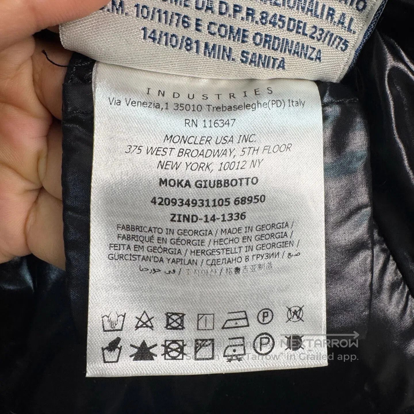 Moncler moncler black shiny puffer coat. Size M / US 6-8 / IT 42-44 - 4 Thumbnail