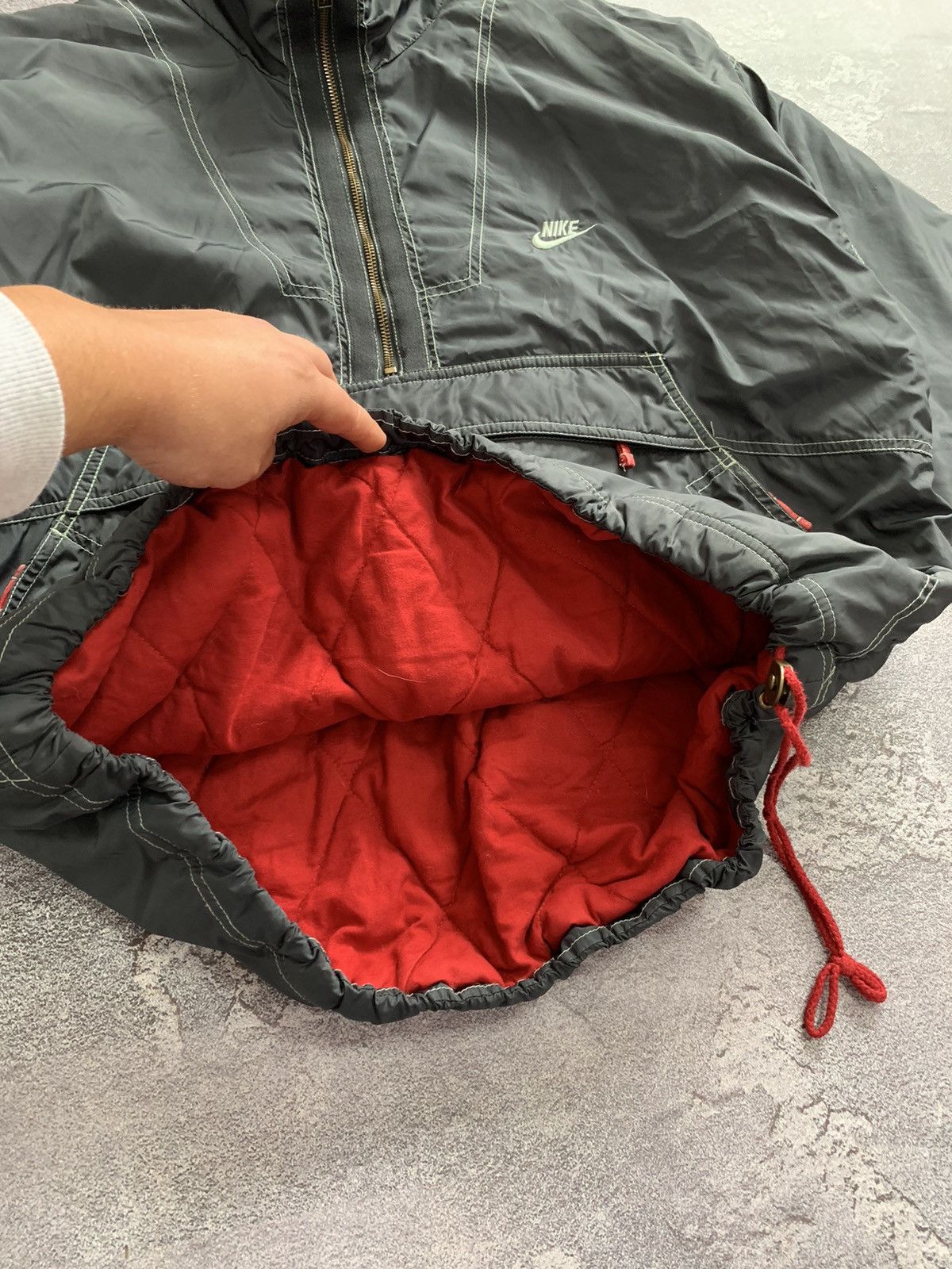 Nike × Vintage Vintage 90’s Nike Oregon Big Logo Anorak Jacket Baggy Fit XL Size US XL / EU 56 / 4 - 7 Thumbnail