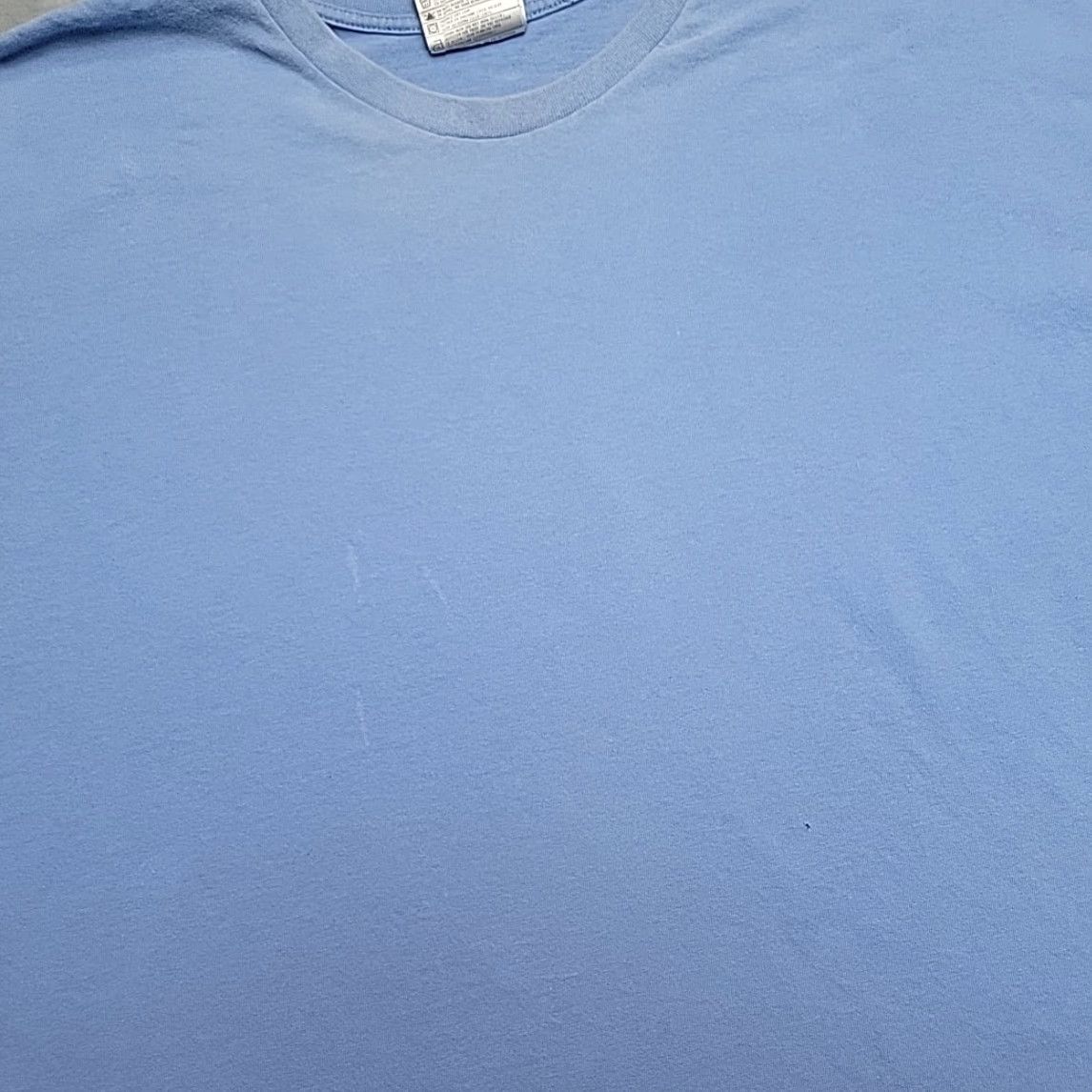 Nike VTG Nike Shirt Mens XXXL Blue 100% Cotton Back Center Swoosh Y2K TEE Size US XXL / EU 58 / 5 - 2 Thumbnail