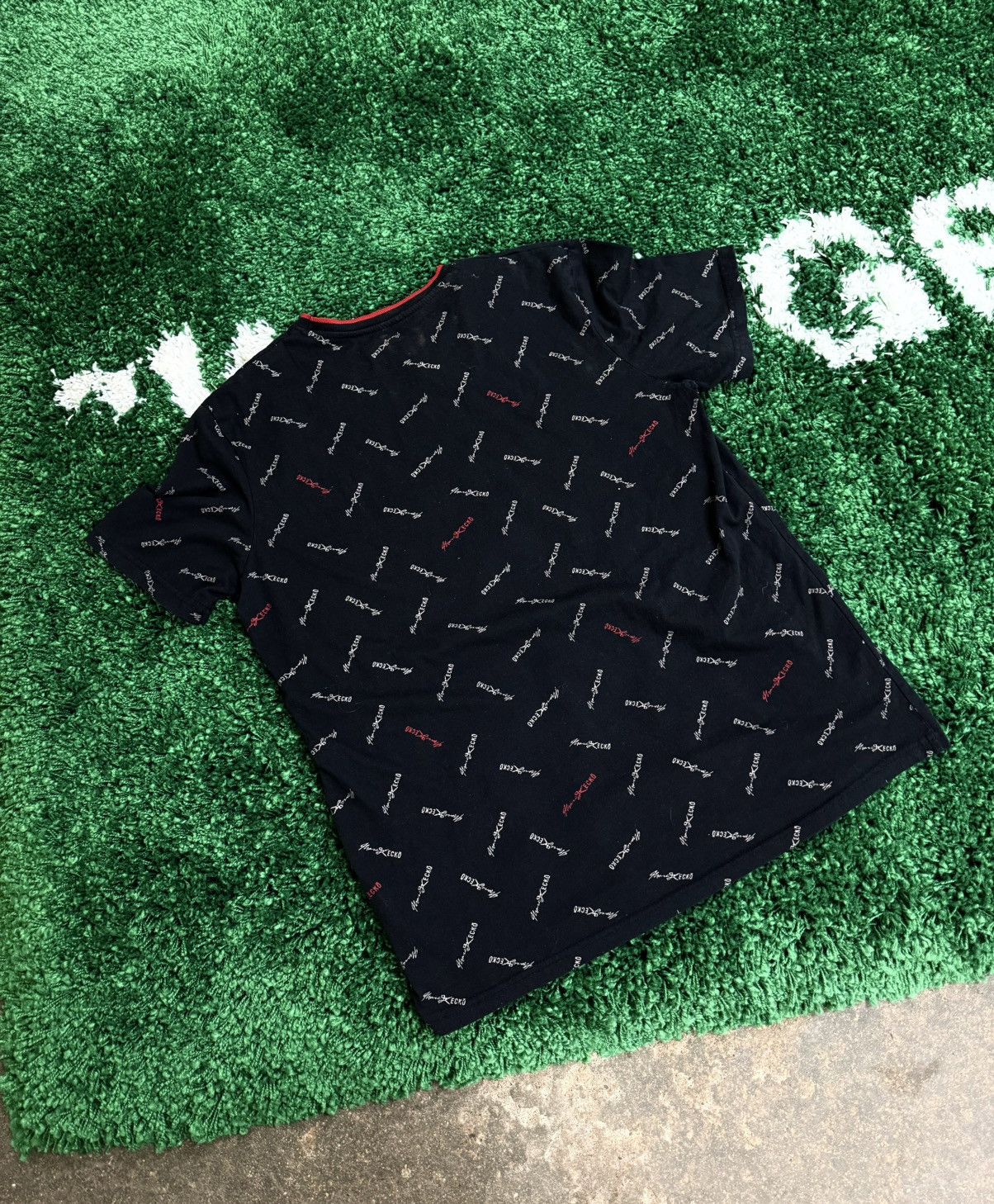 Marc Ecko × Vintage Marc Ecko Cut Sew Cursive Logo Tee Black Large Size US L / EU 52-54 / 3 - 3 Thumbnail