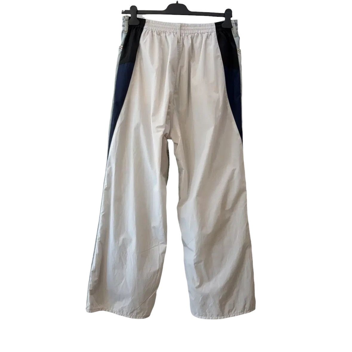 Balenciaga Balenciaga 24fw Denim Jersey Track Hybrid Pants Size US 31 - 2 Thumbnail