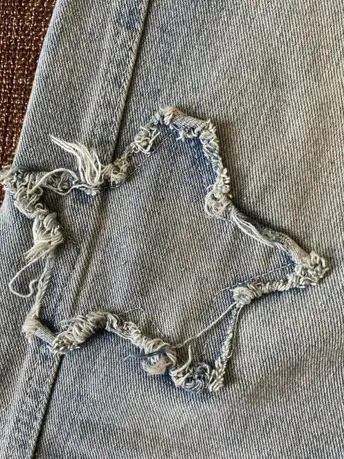 Other Korean Style Hip Hop Straight Denim Boyfriend Jeans Size 30" / US 8 / IT 44 - 3 Thumbnail