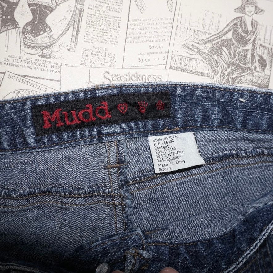 Vintage 1 - Vintage Y2K mudd brand 00s denim jeans flare femme pants Size US 26 / EU 42 - 3 Thumbnail