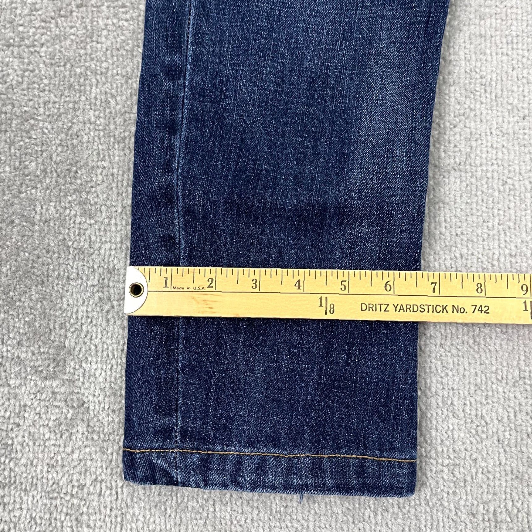 Superdry VINTAGE Superdry Jeans Mens Tapered Fit Blue Denim 32 x 29 Mid Rise Grunge Style Size US 32 / EU 48 - 5 Thumbnail