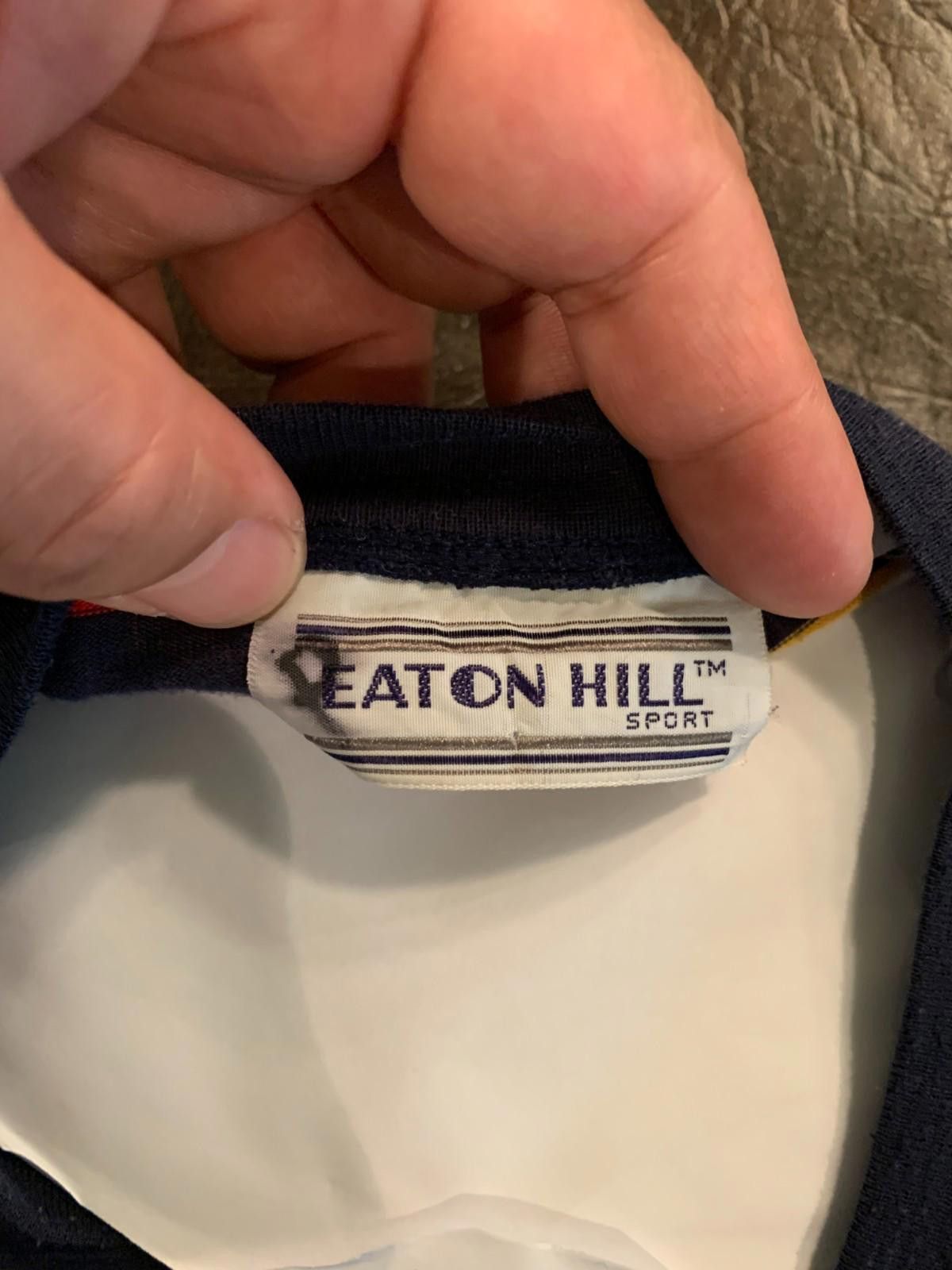 Designer Vintage, 80s, Eaton Hill Sport Striped Short Sleeve Ts (100) Size US XL / EU 56 / 4 - 6 Thumbnail