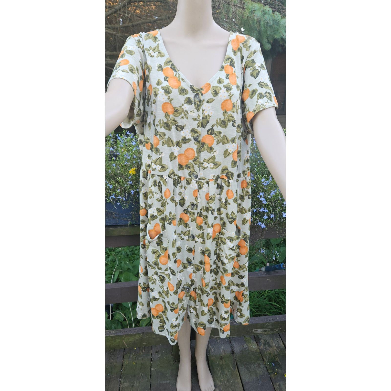 Dipset Organic Cotton Dress. Dip Dress, Size Large. Comfortable! Size L / US 10 / IT 46 - 2 Thumbnail