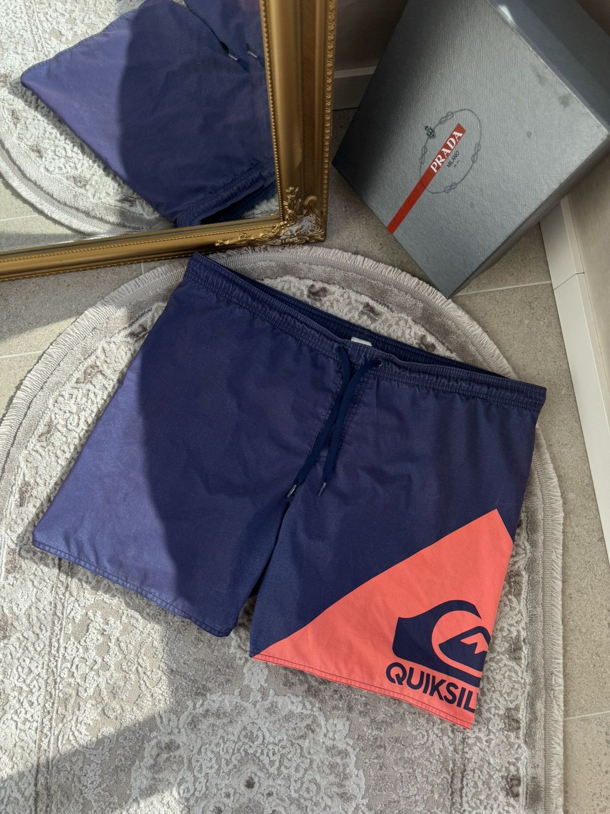 Quiksilver Vintage Quiksilver Shorts Big Logo Y2K Style 90s Surfing Size US 36 / EU 52 - 2 Thumbnail