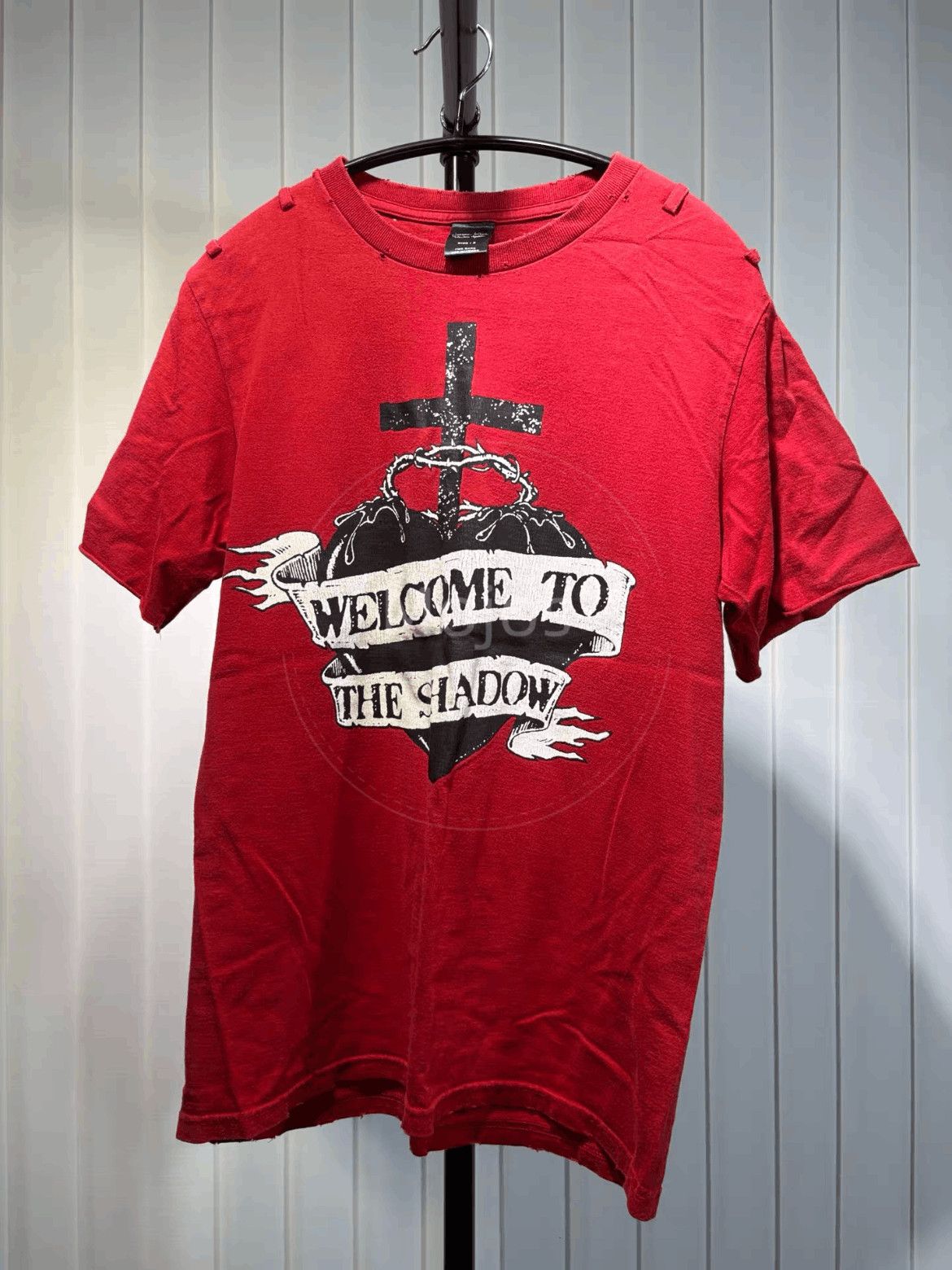 Number (N)ine SS06 Welcome To The Shadow Necklace Cross Tee | Grailed