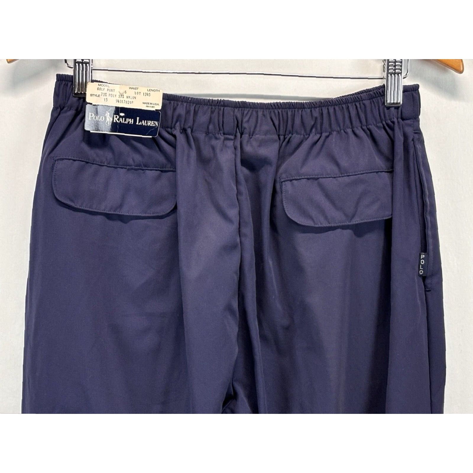 Ralph Lauren NEW! Polo Ralph Lauren Track Pants Sz Small Men’s Navy Ankle Zip Deadstock READ Size US S / EU 44-46 / 1 - 4 Thumbnail