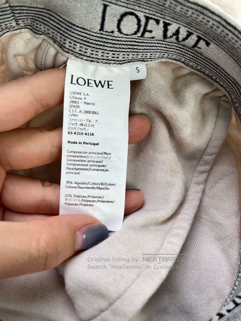 Loewe LOEWE SS24 Logo Check Print Drawstring Tied Casual Shorts Size 42" / US 20 - 3 Thumbnail