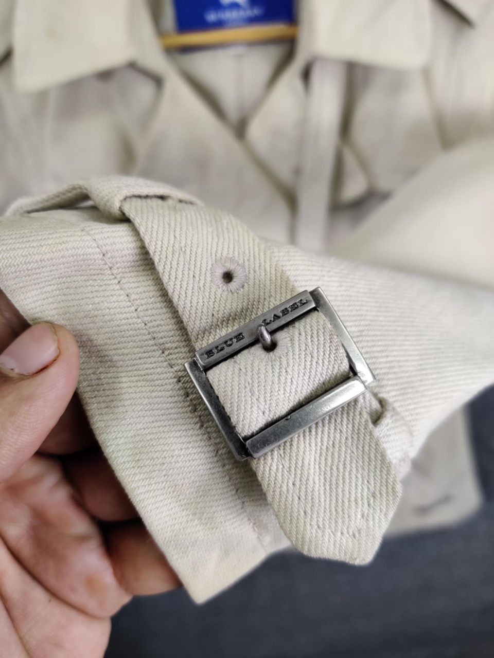 Burberry Vintage Burberry Blue Label Double Breasted Coat With Belted Size US S / EU 44-46 / 1 - 12 Thumbnail