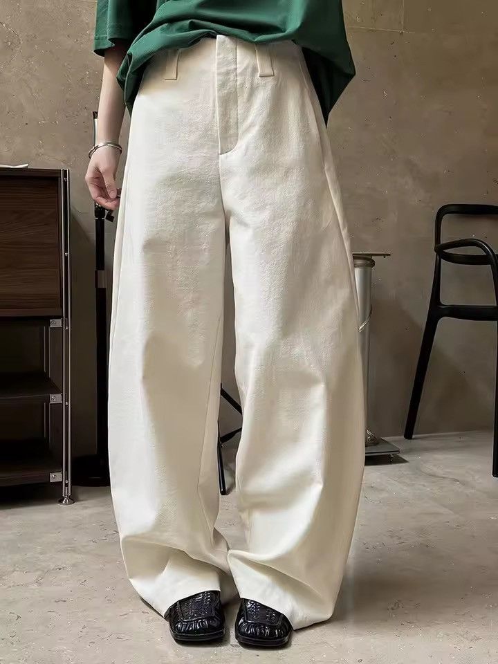Other Casual Wide Leg Straight Loose Baggy School Pants Size 27" / US 4 / IT 40 - 1 Thumbnail