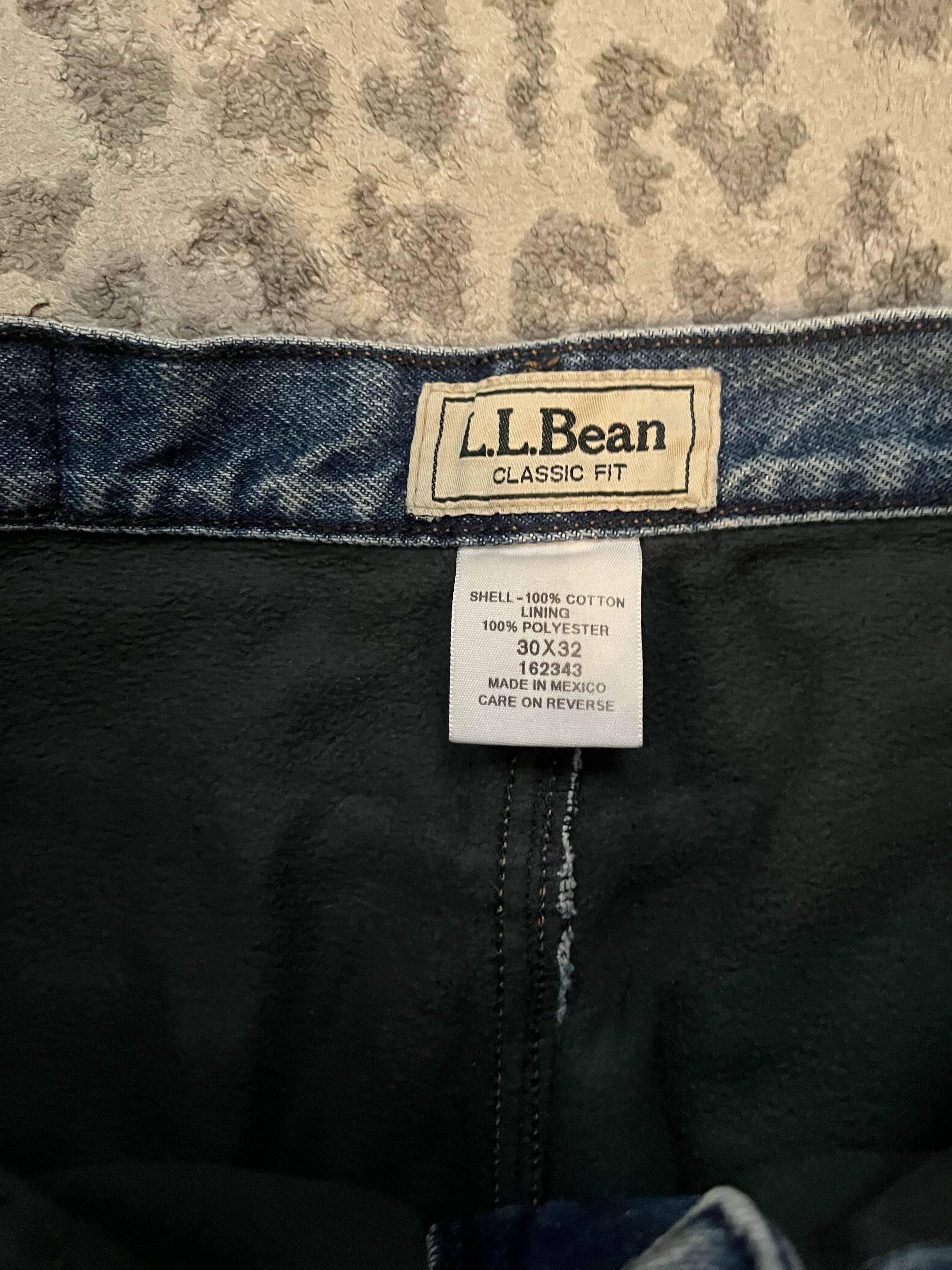 L.L. Bean Vintage L.L. Bean Lined Jeans Size US 30 / EU 46 - 5 Thumbnail