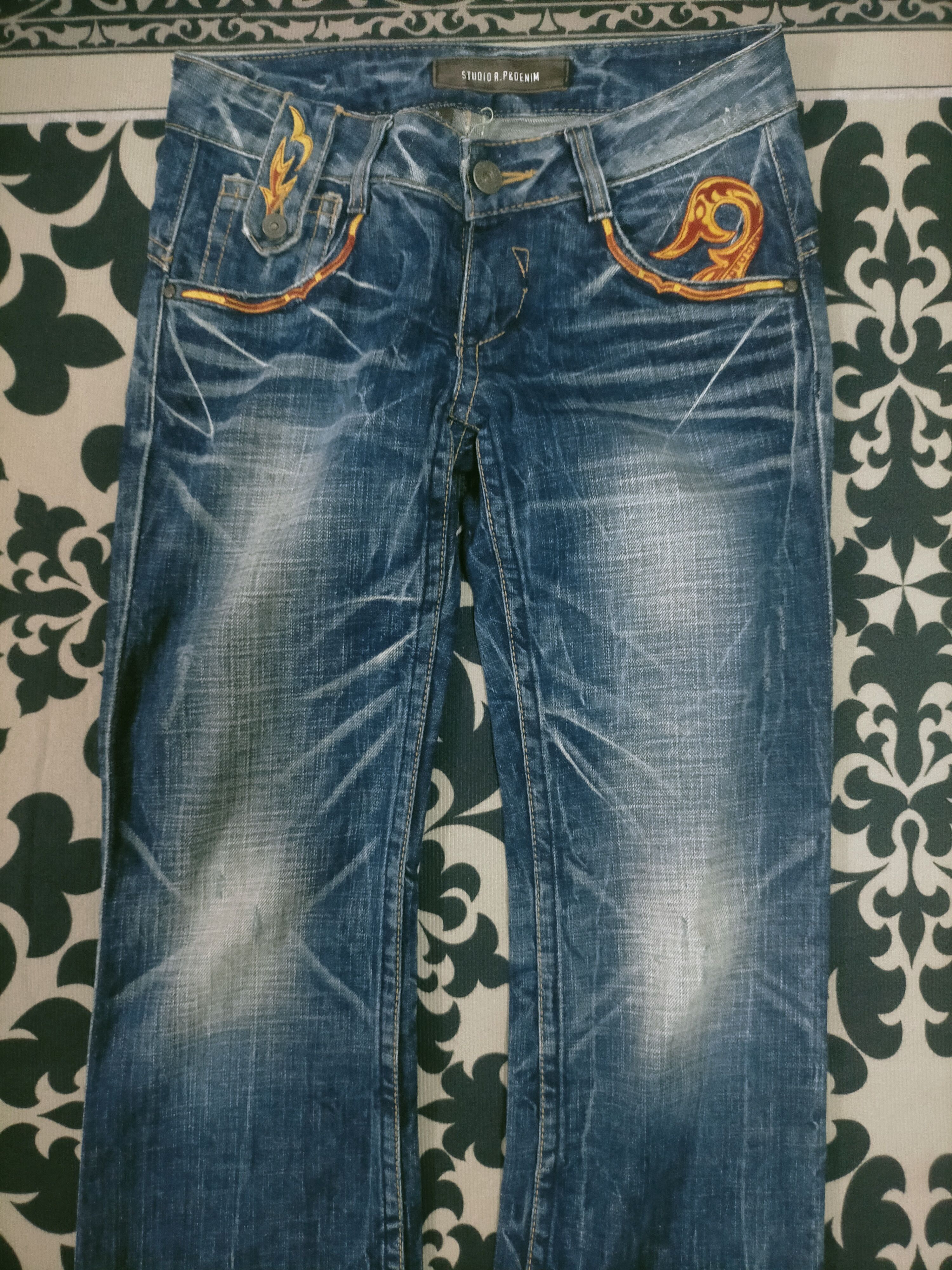 Tornado Mart 🔥Insane Studio RP Mudwash Flared Jeans Size US 29 - 3 Thumbnail