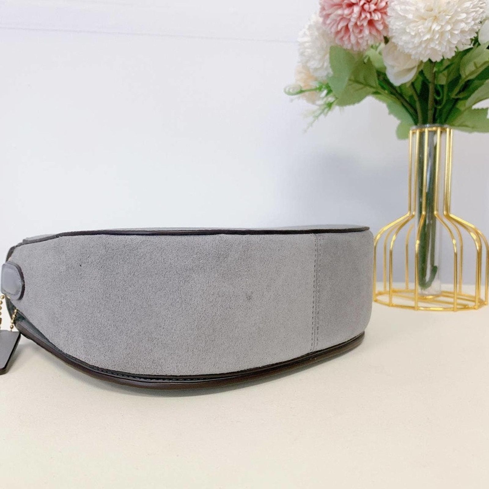 Coach Coach CF316 Morgan Saddle Bag IN Granite Size ONE SIZE - 5 Thumbnail