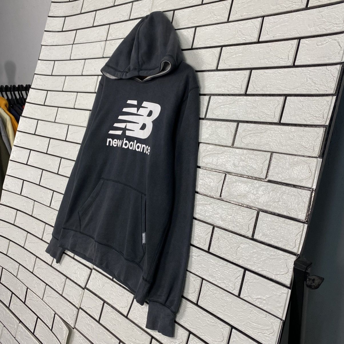 Japanese Brand Vintage Sweatshirt Hoodie New Balance Big Logo Size US M / EU 48-50 / 2 - 3 Thumbnail