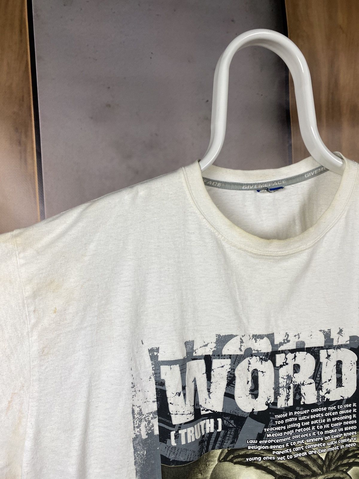 Rap Tees 🎙️Vintage Hip Hop Rap Tee — 2000s Give Me Face Truth Shirt🎙️ Size US L / EU 52-54 / 3 - 4 Thumbnail