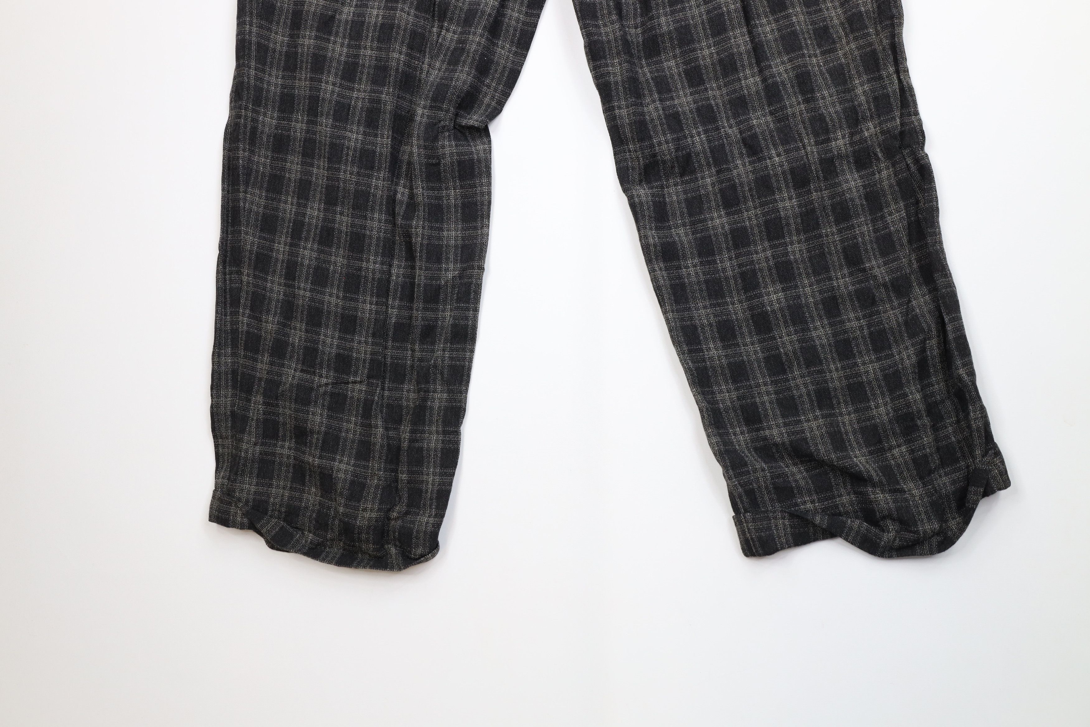 Vintage Vintage 90s Streetwear Pleated Wide Leg Chino Pants Plaid Size US 36 / EU 52 - 13 Thumbnail