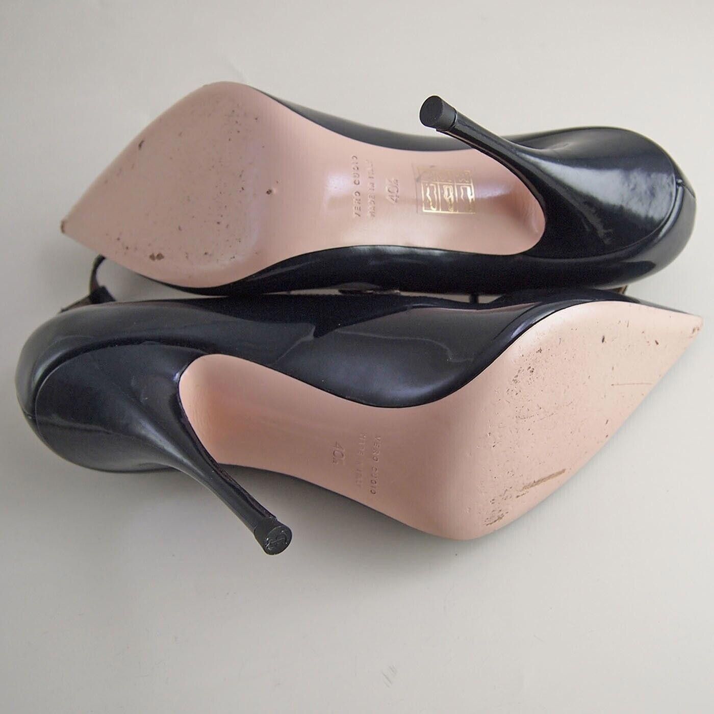 Valentino Red Valentino Heels Blue Patent Leather US 10.5 EU 40.5 Size US 10.5 / IT 40.5 - 7 Thumbnail