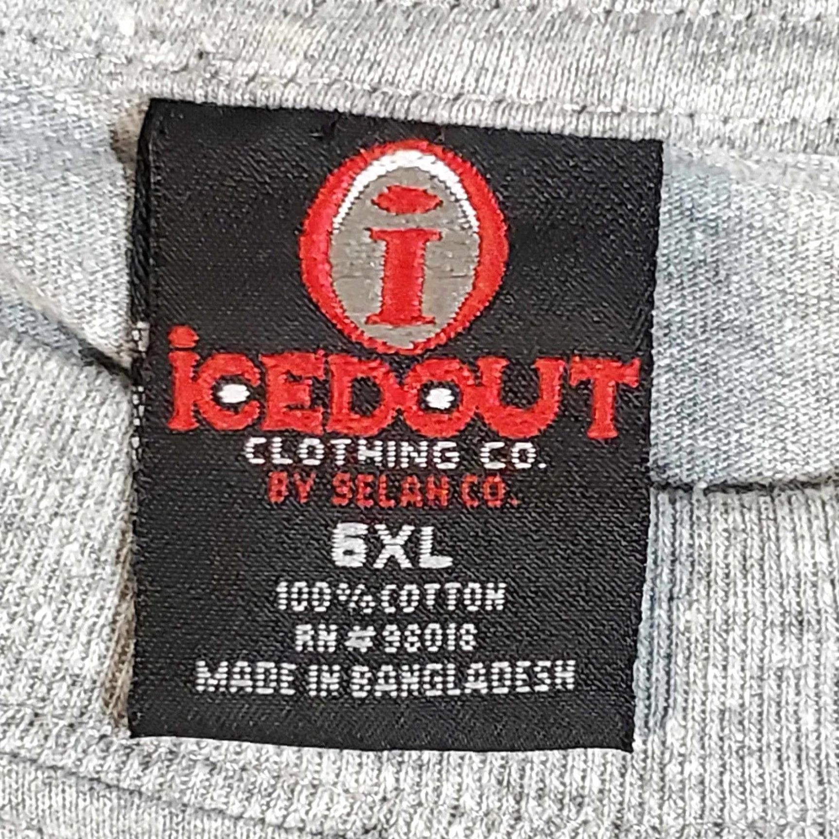 J Brand VINTAGE 6XL Iced Out United We Hustle Tee Shirt Mens Gray Short Sleeve Crew Neck Hip Hop Street Wear Cars 2000s Size US XXL / EU 58 / 5 - 3 Thumbnail