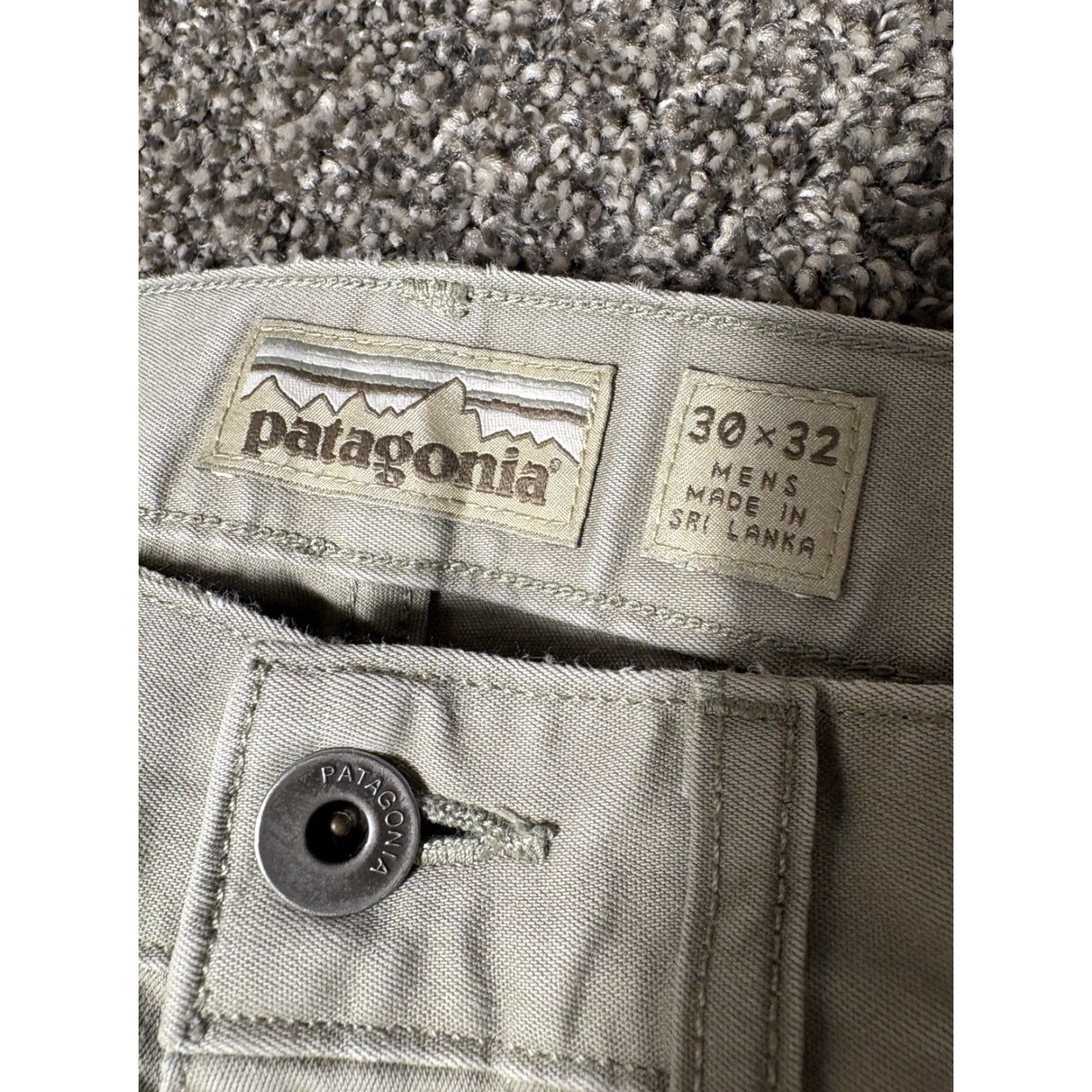 Patagonia Patagonia Iron Clad Pants Mens 30x32 Gray Twill Chino Regular Size US 30 / EU 46 - 2 Thumbnail