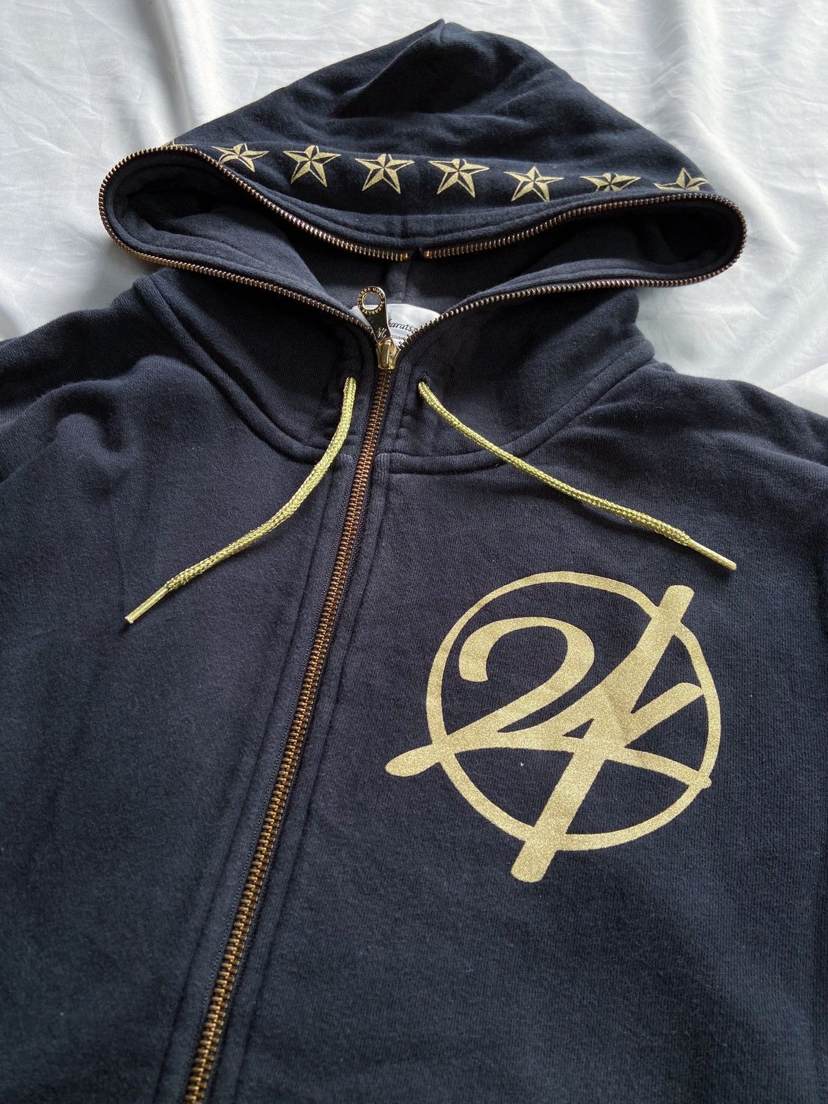 Japanese Brand GOLDS 24 KARATS DIGGERS ZIP HOODIE undercover number nine Size US M / EU 48-50 / 2 - 9 Thumbnail