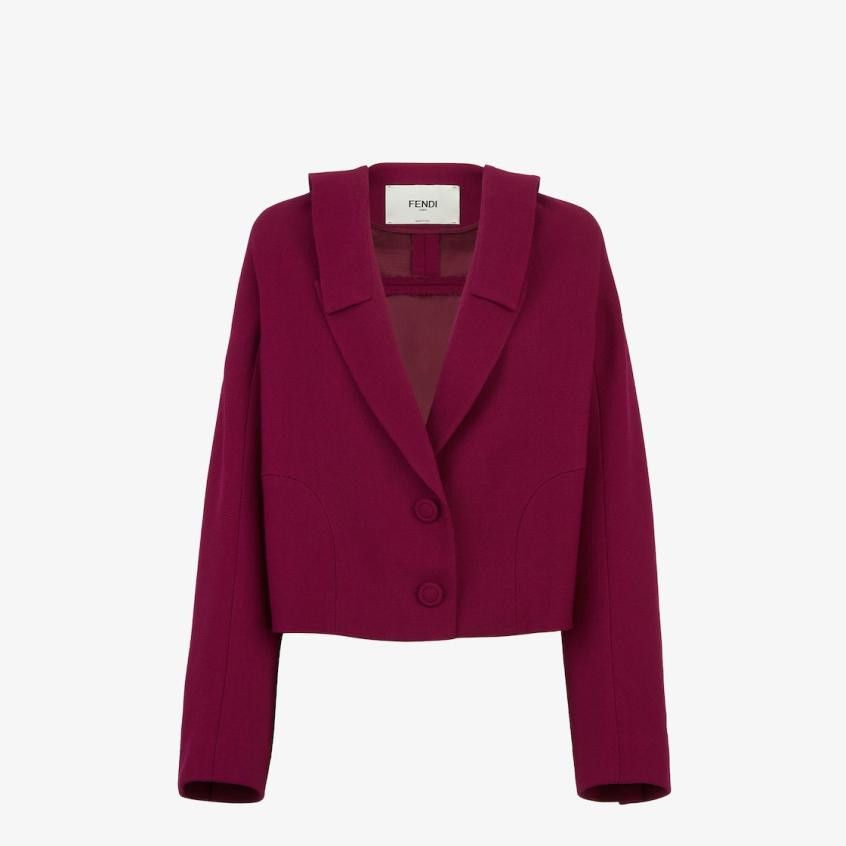 o1loc1c0824 Jacket in Red