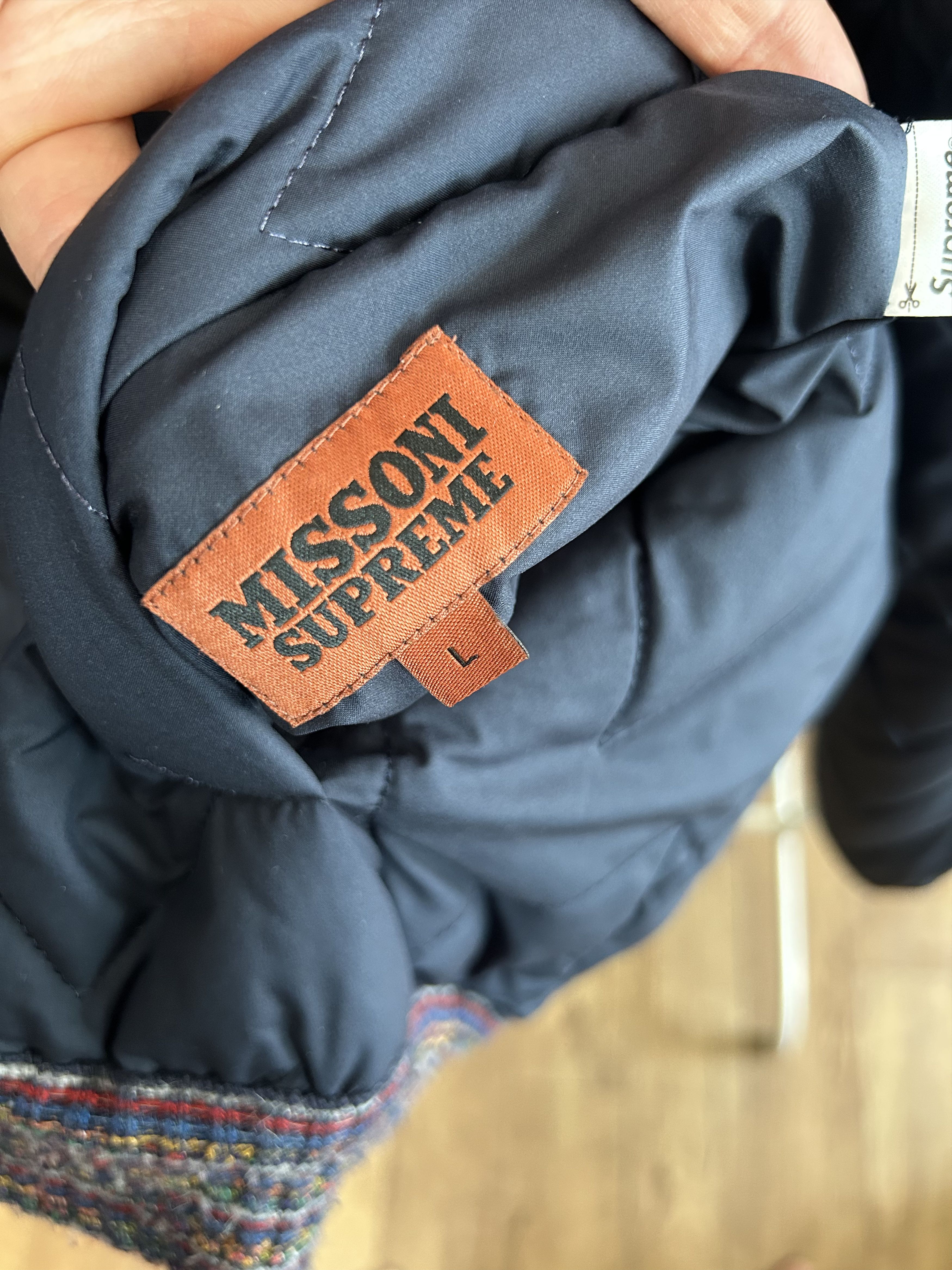 Supreme SUPREME x MISSONI Knit Quilted Jacket Size US L / EU 52-54 / 3 - 11 Thumbnail