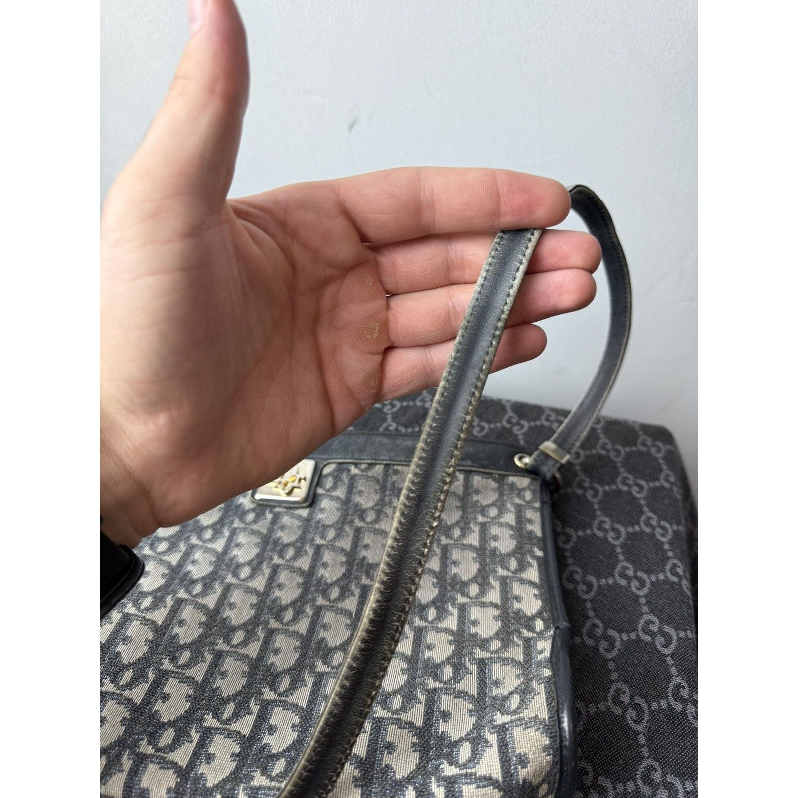 Dior 💥Rare! Vintage Dior Hand Bag Monogram Y2K Archive Size ONE SIZE - 11 Thumbnail