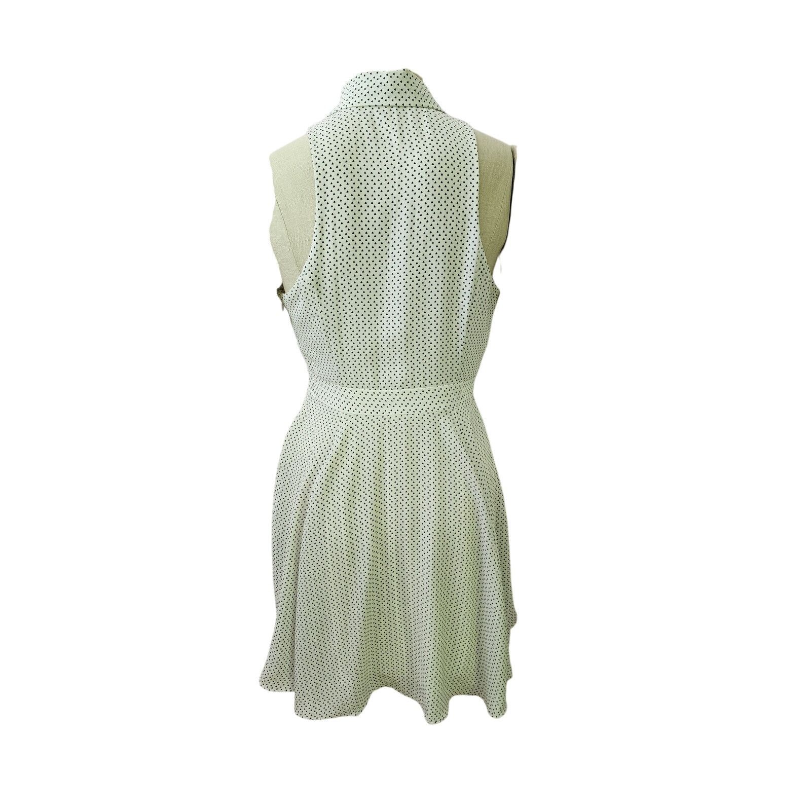 Express Express Womens White Collared Halter Dress Size 4 Size S / US 4 / IT 40 - 2 Thumbnail