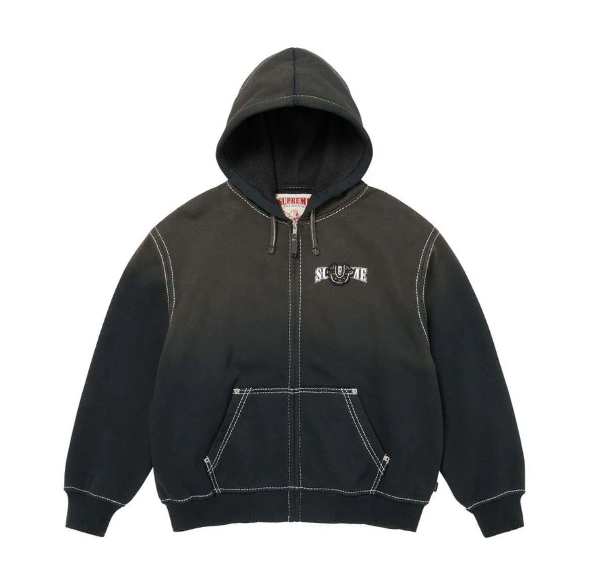 Supreme Supreme Frank Frazetta Zip Up Hooded Sweatshirt | Grailed