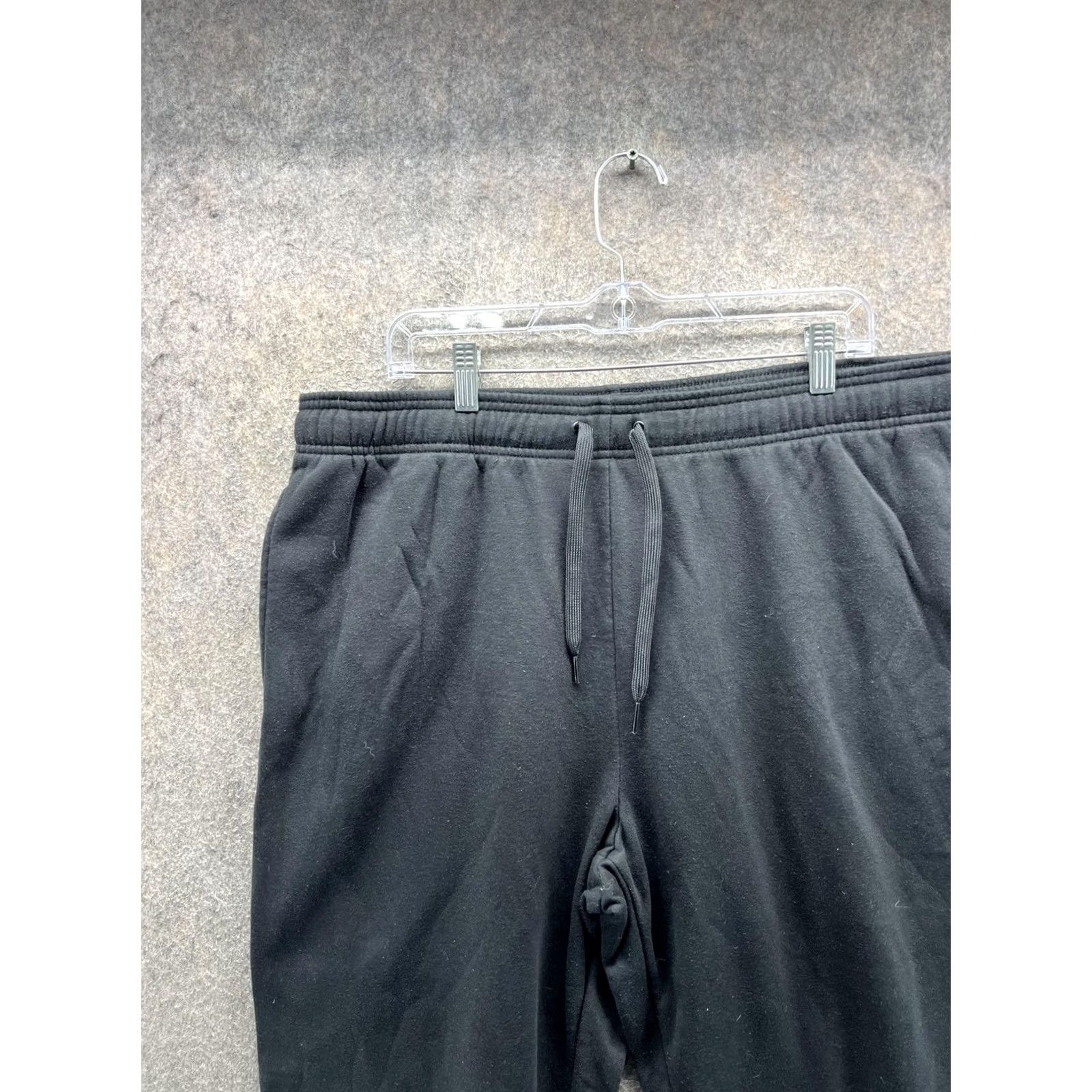 Adidas VINTAGE Adidas Sweatpants Mens XL Black Fleece Jogger Pants Elastic Waist Tapered Pajama Style Sports Golf Size US 36 / EU 52 - 6 Thumbnail