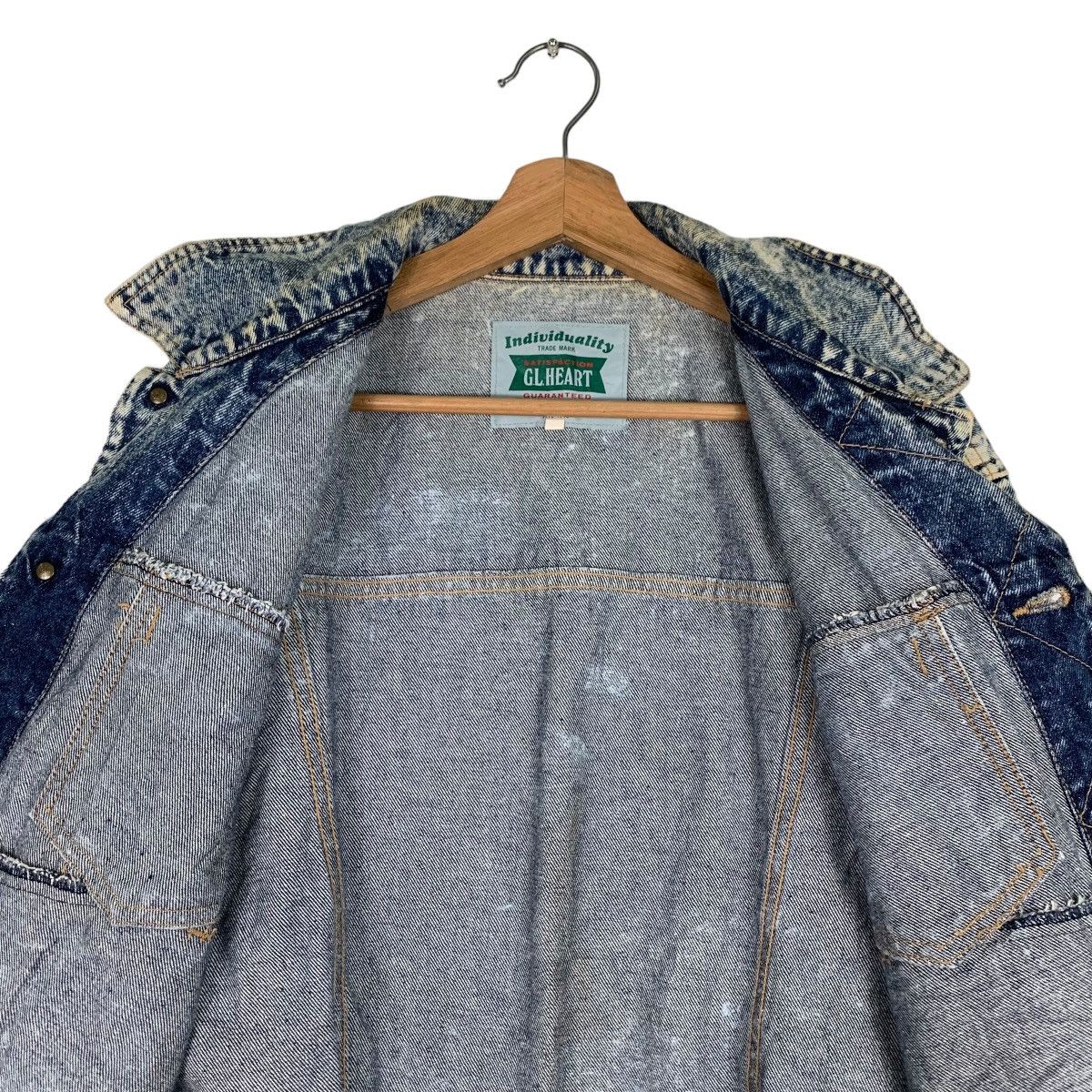 Japanese Brand G.L.HEART Stone Wash Denim Jacket #0858-C38 Size US M / EU 48-50 / 2 - 12 Thumbnail